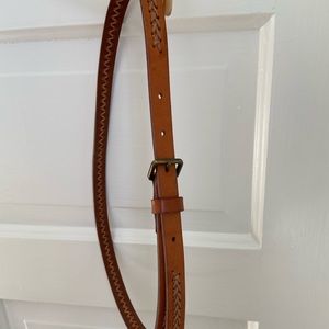 Madewell Brown Skinny Leather Belt